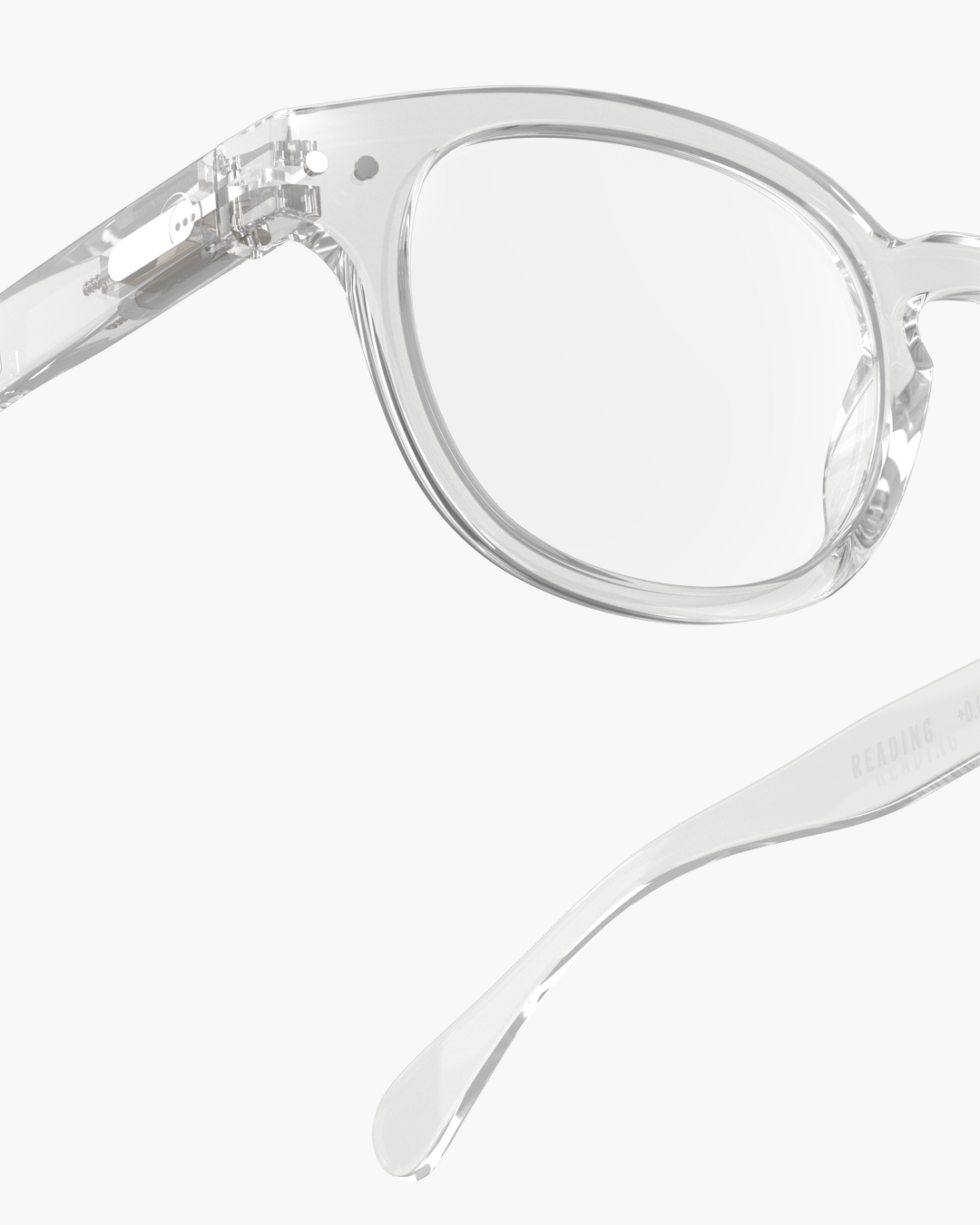 Lunette #C Crystal Carré Blanc à la mode - Izipizi