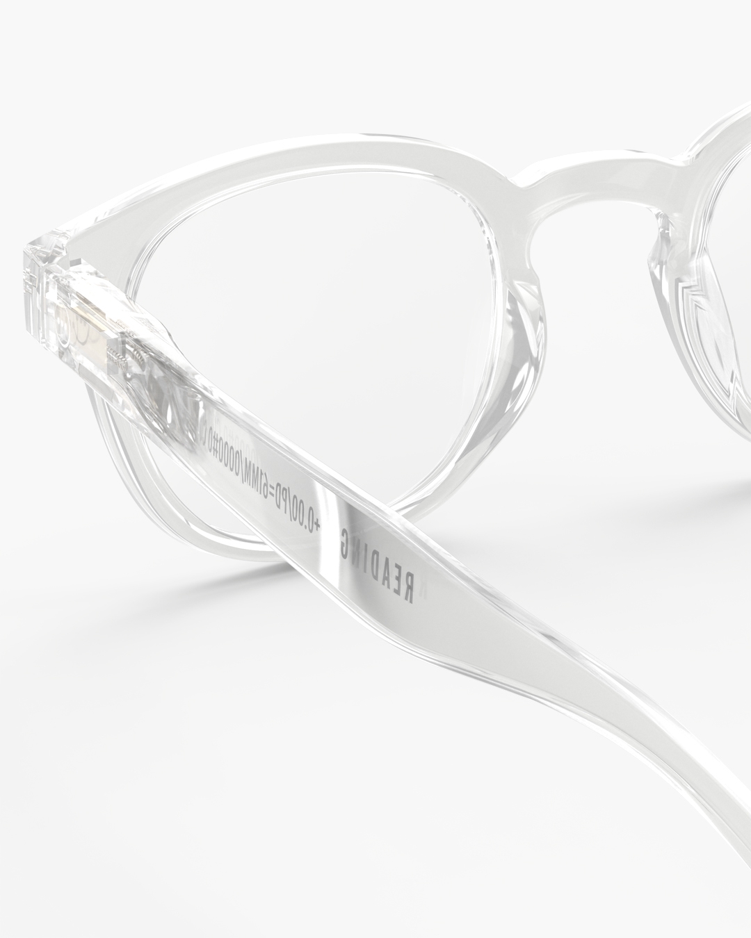 Lunette #C Crystal Carré Blanc à la mode - Izipizi