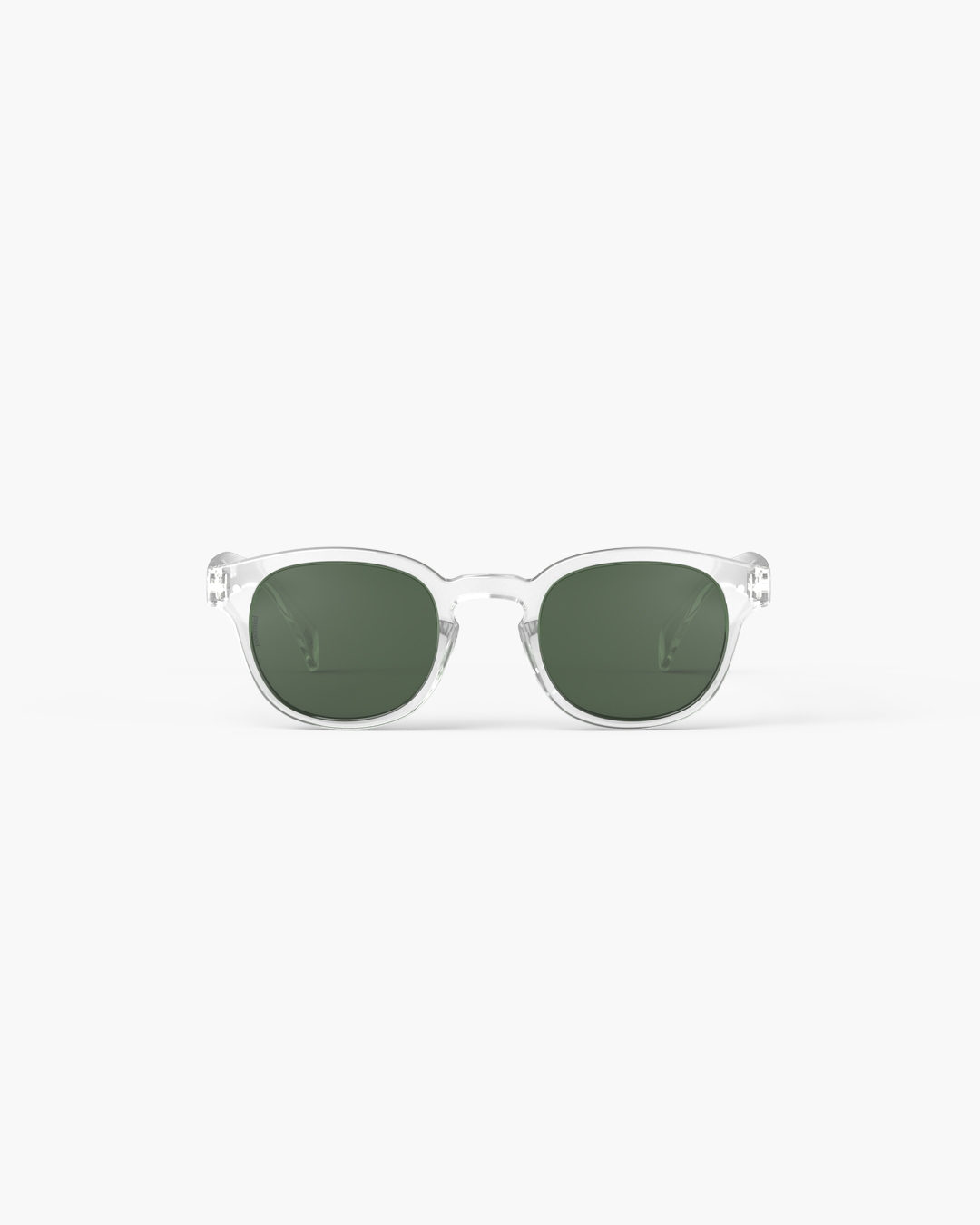Lunette #C Crystal Polarized Carré Blanc à la mode - Izipizi