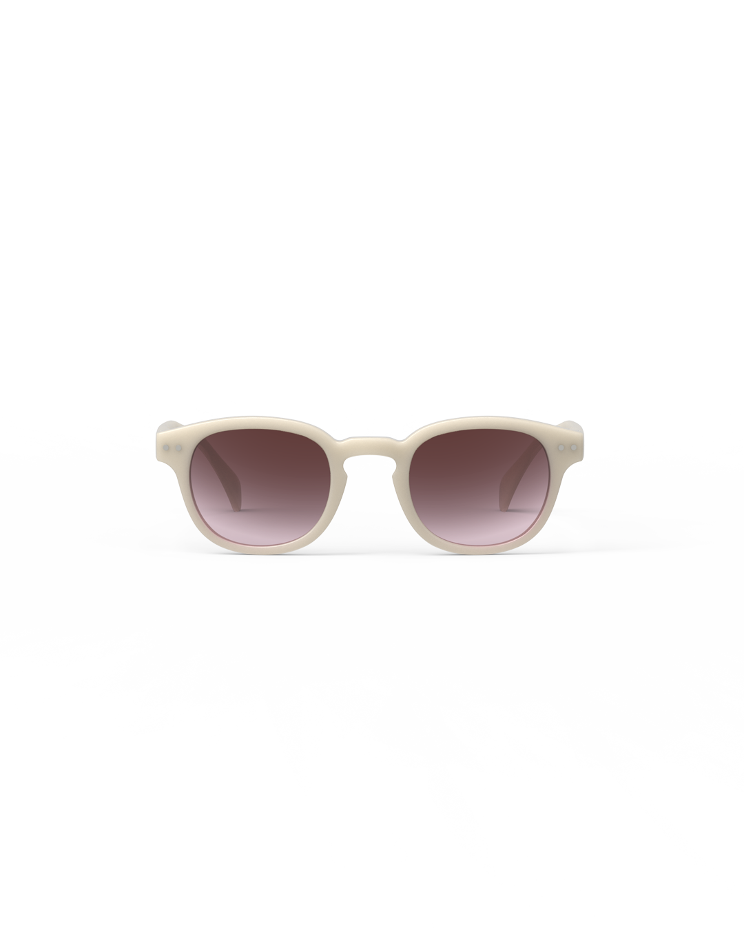 Brille #C Vintage Cream Quadrat Beige - Izipizi