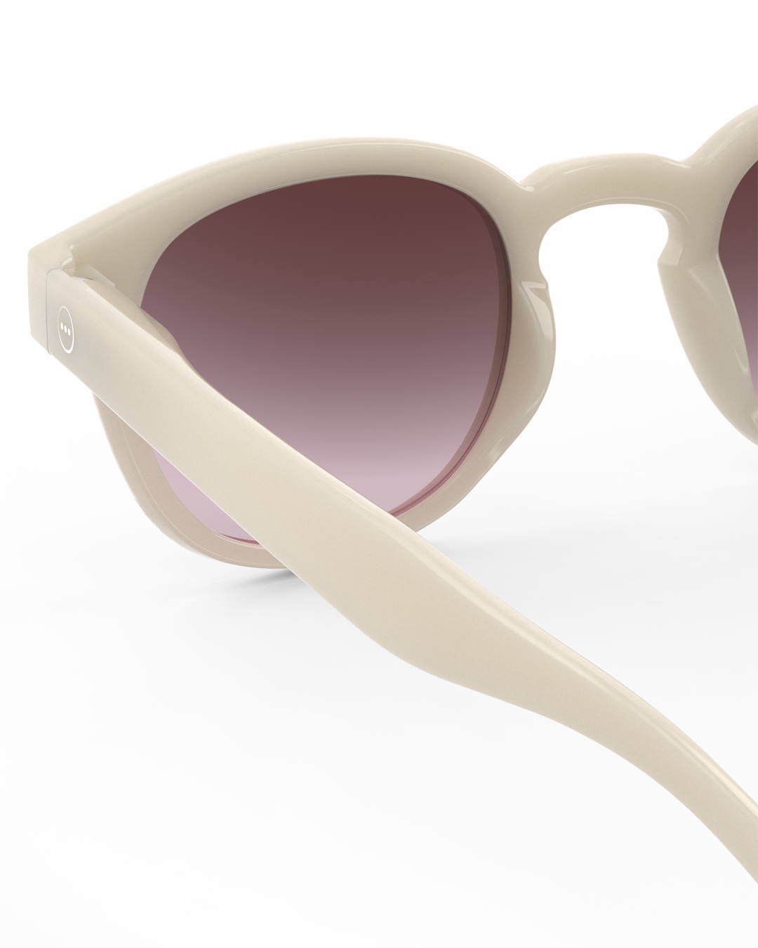 Brille #C Vintage Cream Quadrat Beige - Izipizi
