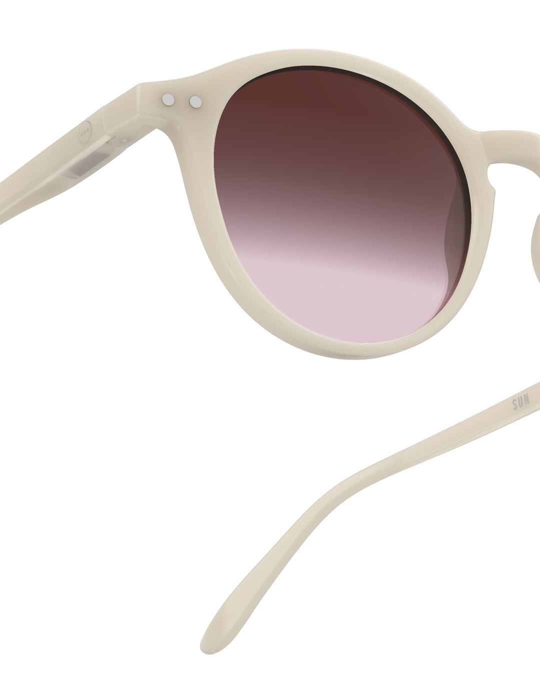 Brille #D Vintage Cream Pantos Beige - Izipizi