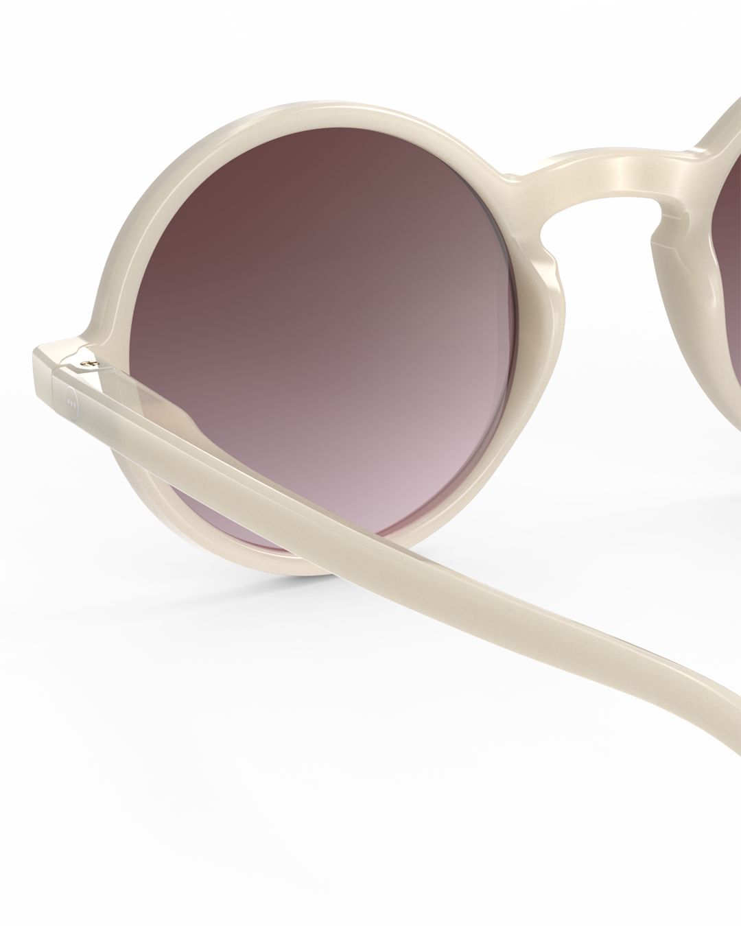 Brille #G Vintage Cream Runde Beige - Izipizi