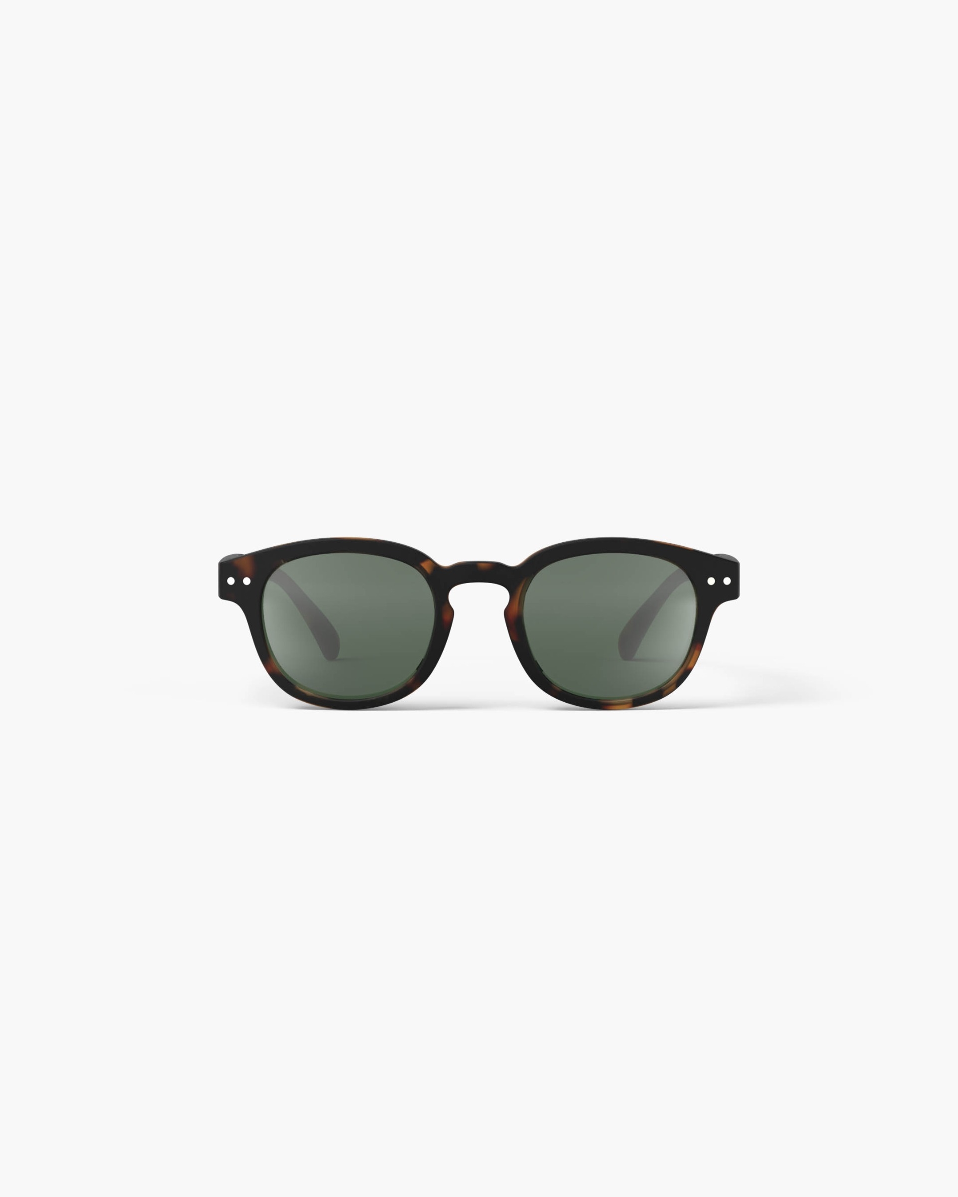 Lunette #c Tortoise Carré Marron à la mode - Izipizi