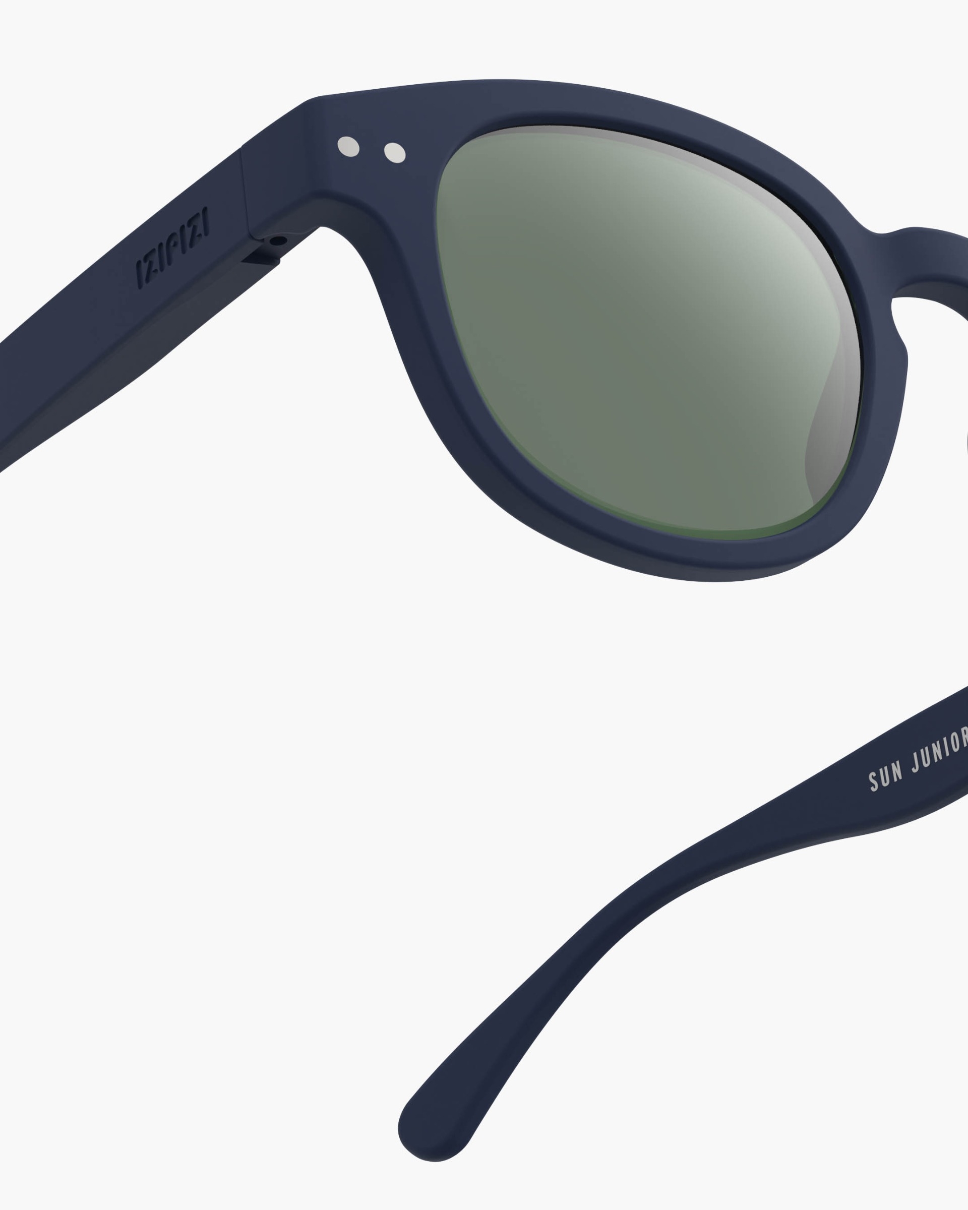 Lunette #c Navy Blue Carré Bleu à la mode - Izipizi