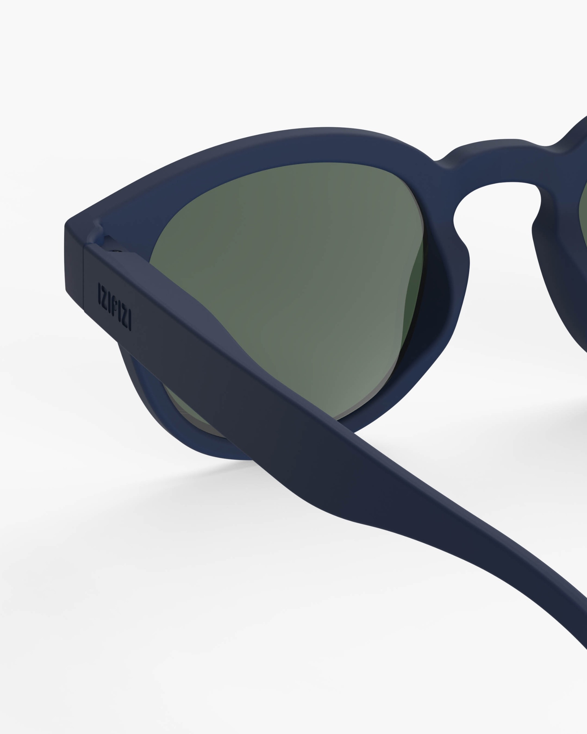 Lunette #c Navy Blue Carré Bleu à la mode - Izipizi