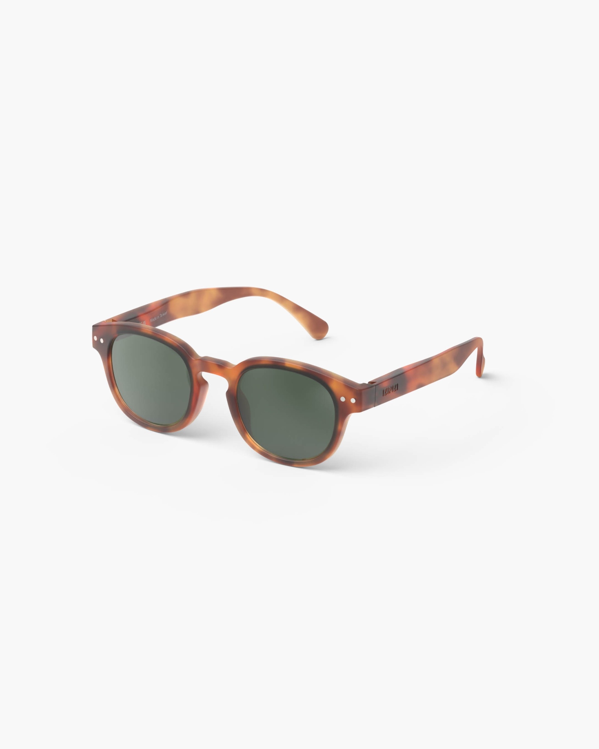 Lunette #c Havane Carré Marron à la mode - Izipizi