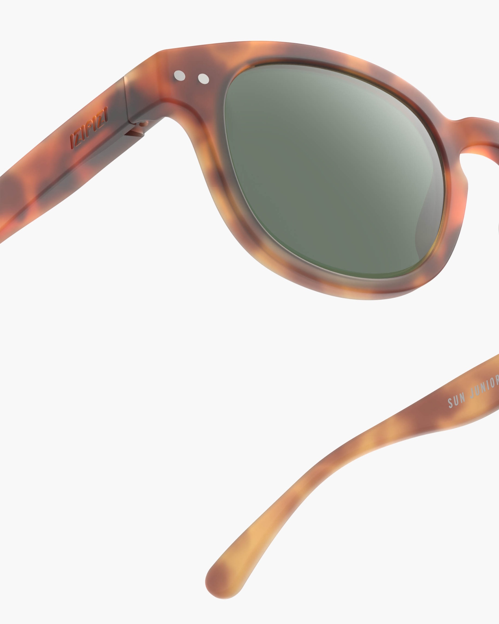 Lunette #c Havane Carré Marron à la mode - Izipizi