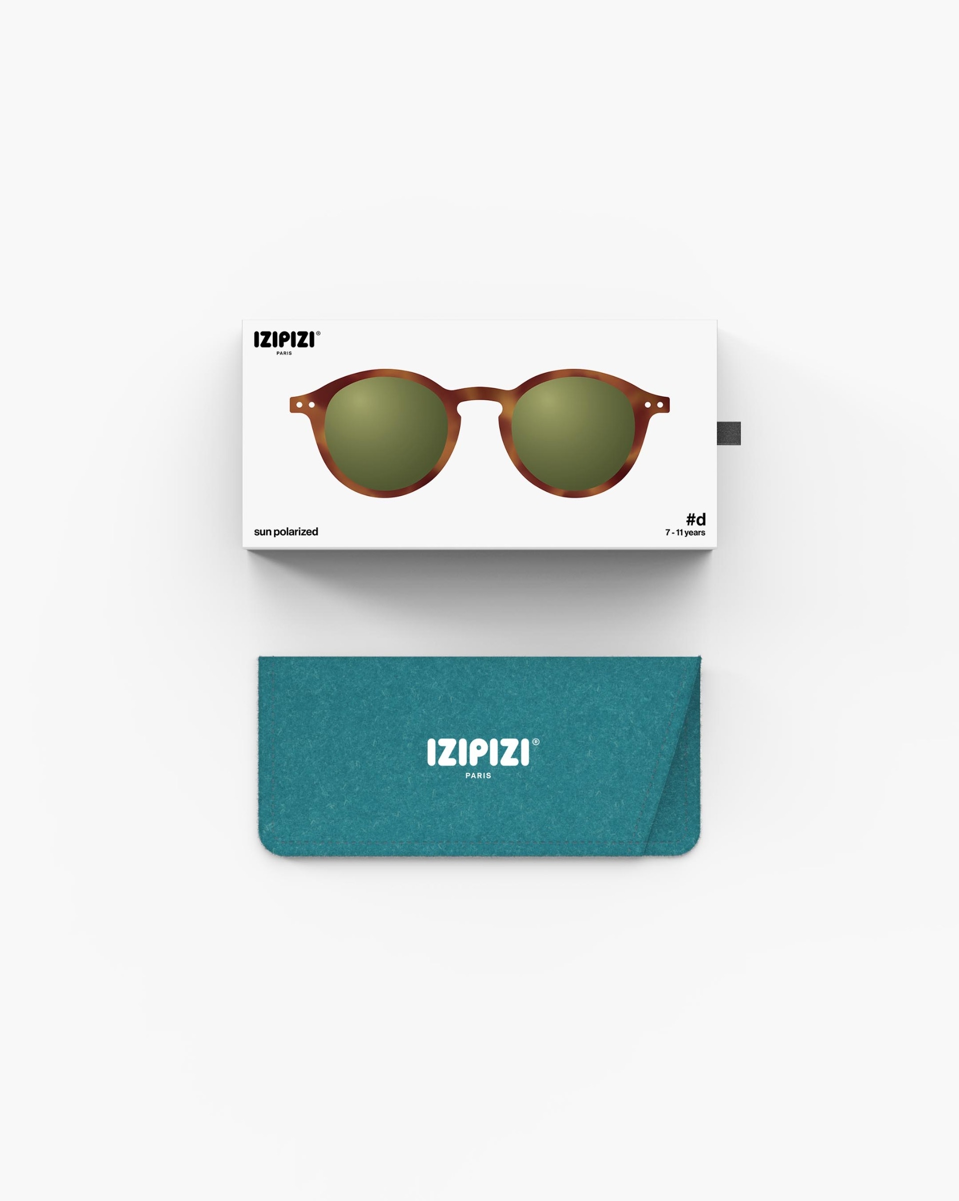 Lunette #d Havane Pantos Marron à la mode - Izipizi