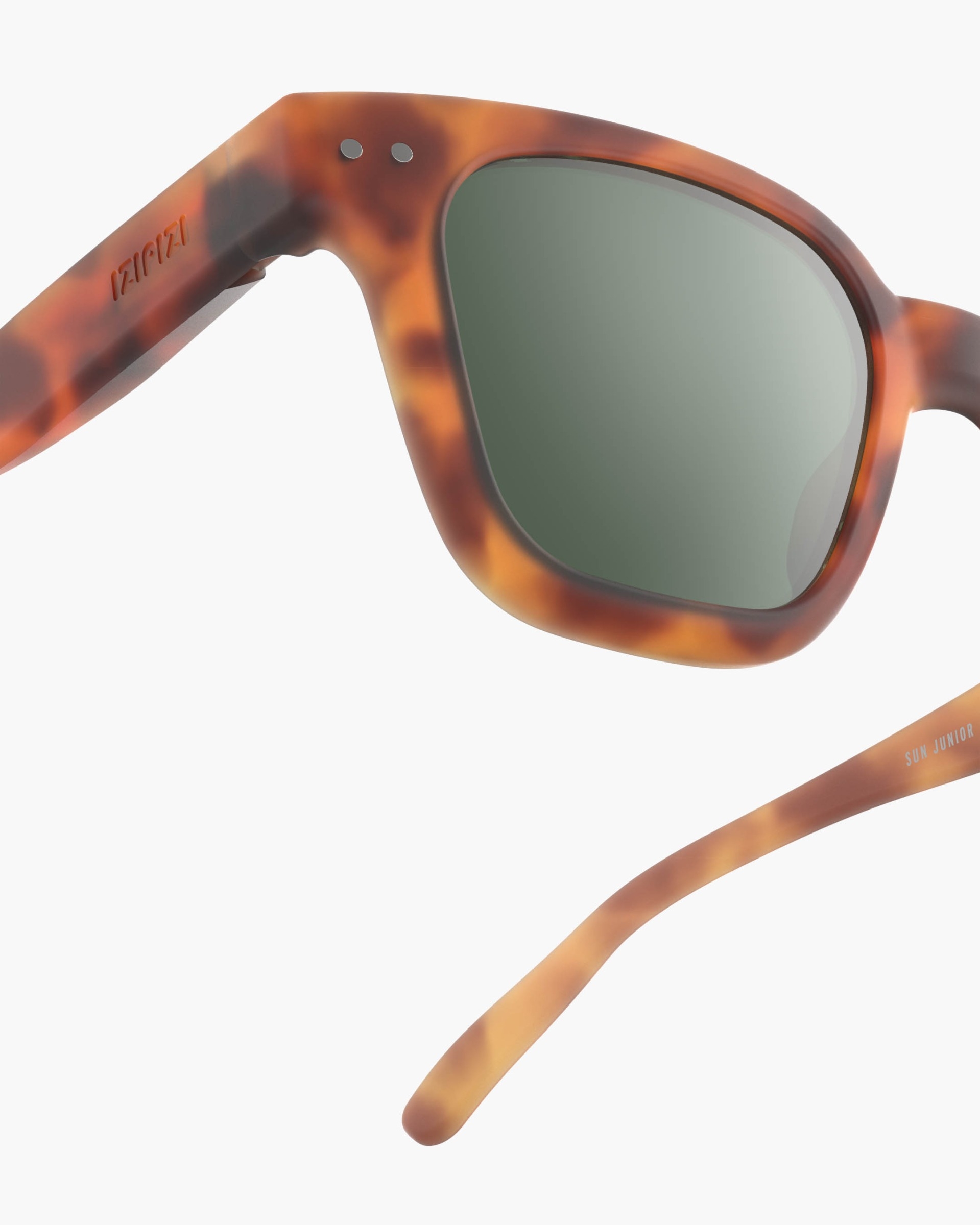 Lunette #road Havane Trapèze Marron à la mode - Izipizi