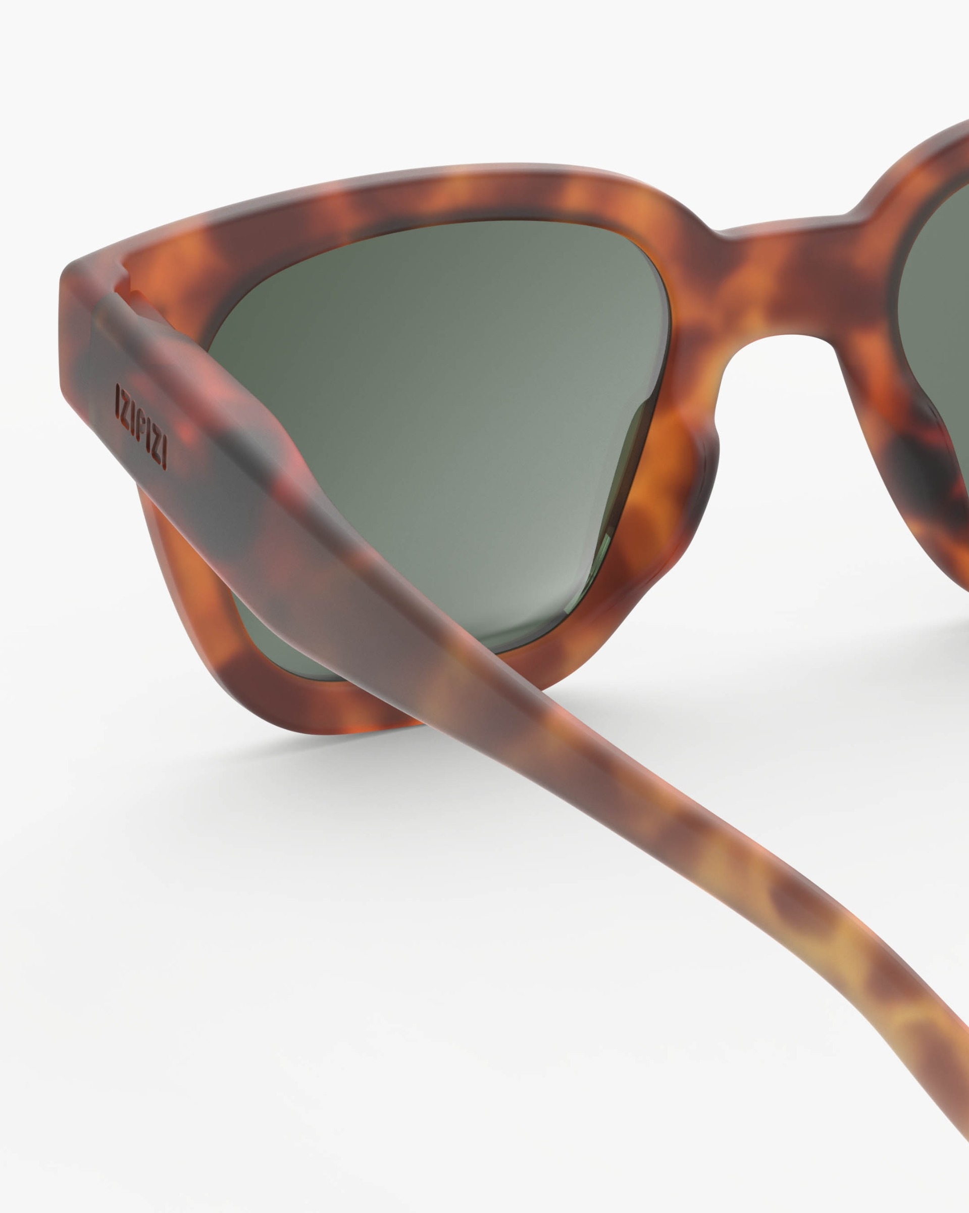 Lunette #road Havane Trapèze Marron à la mode - Izipizi