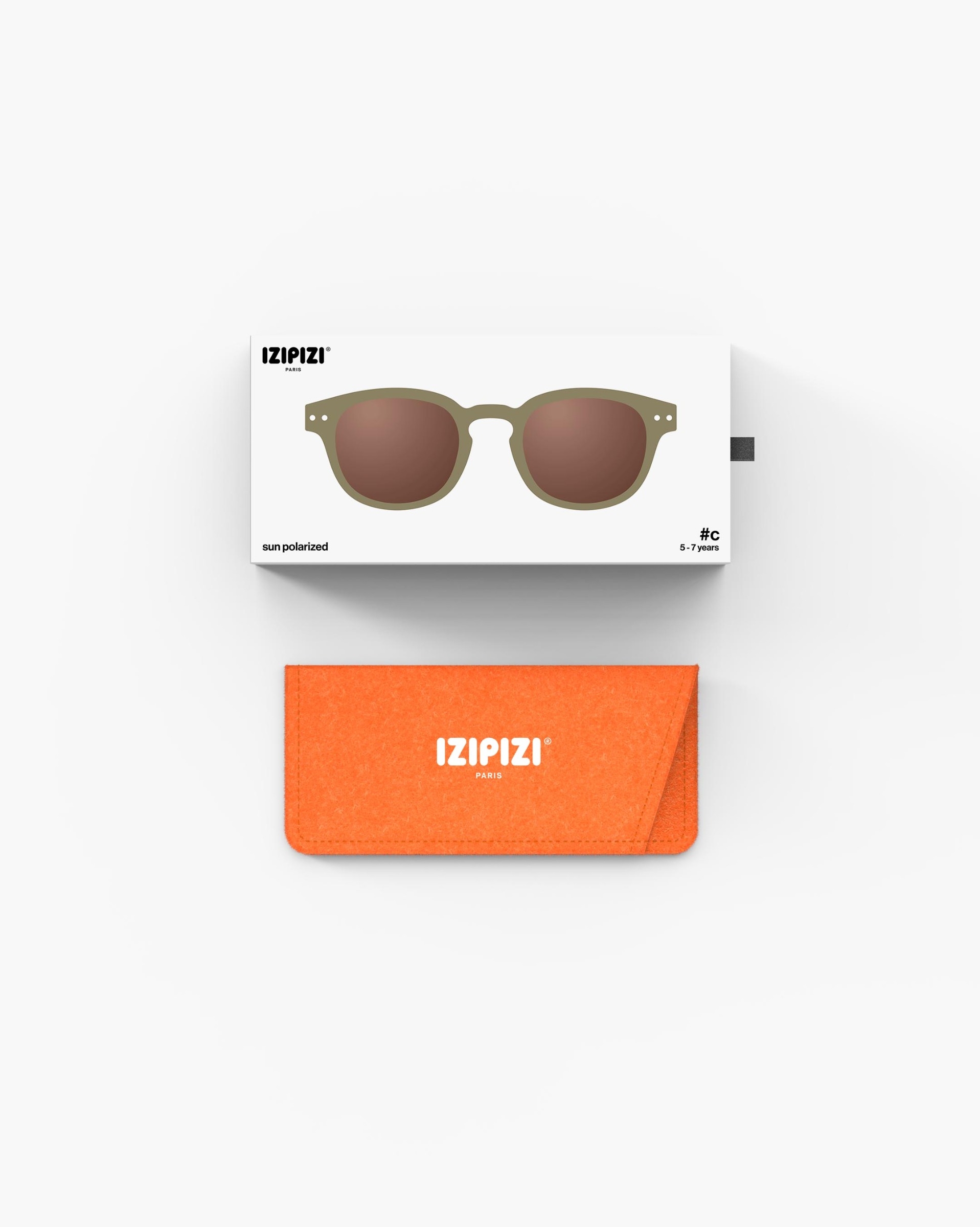 Trendy CHILD 5-7 Y glasses #c Olive Square - Izipizi