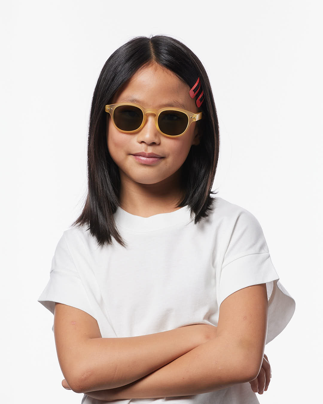 Lunette #c Yellow Honey Carré Jaune à la mode - Izipizi