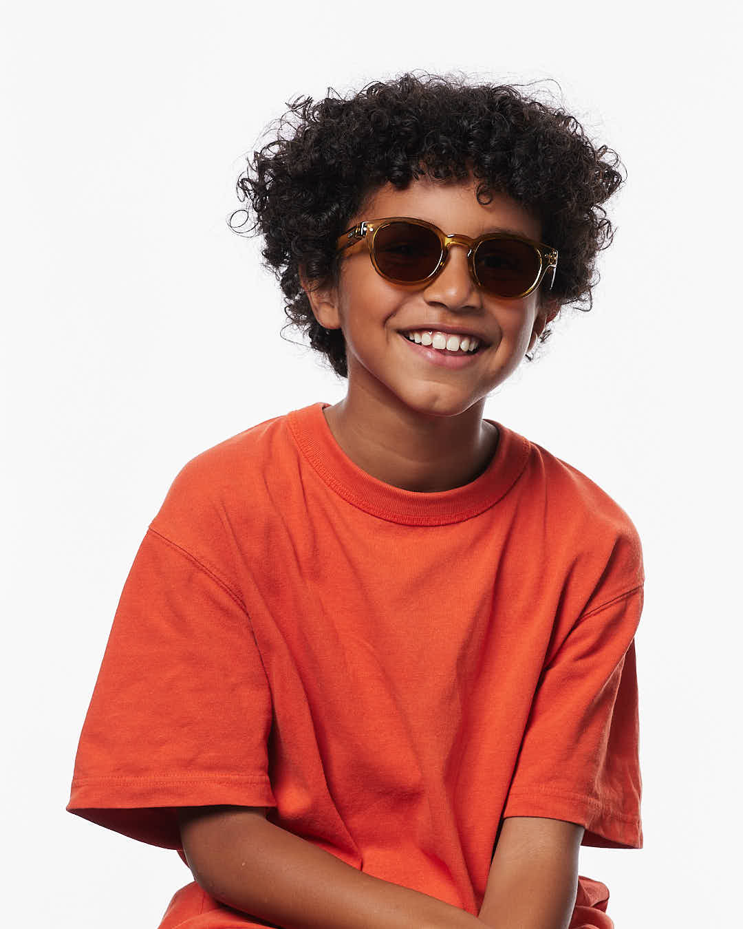 Lunette #c Golden Green Carré Vert à la mode - Izipizi