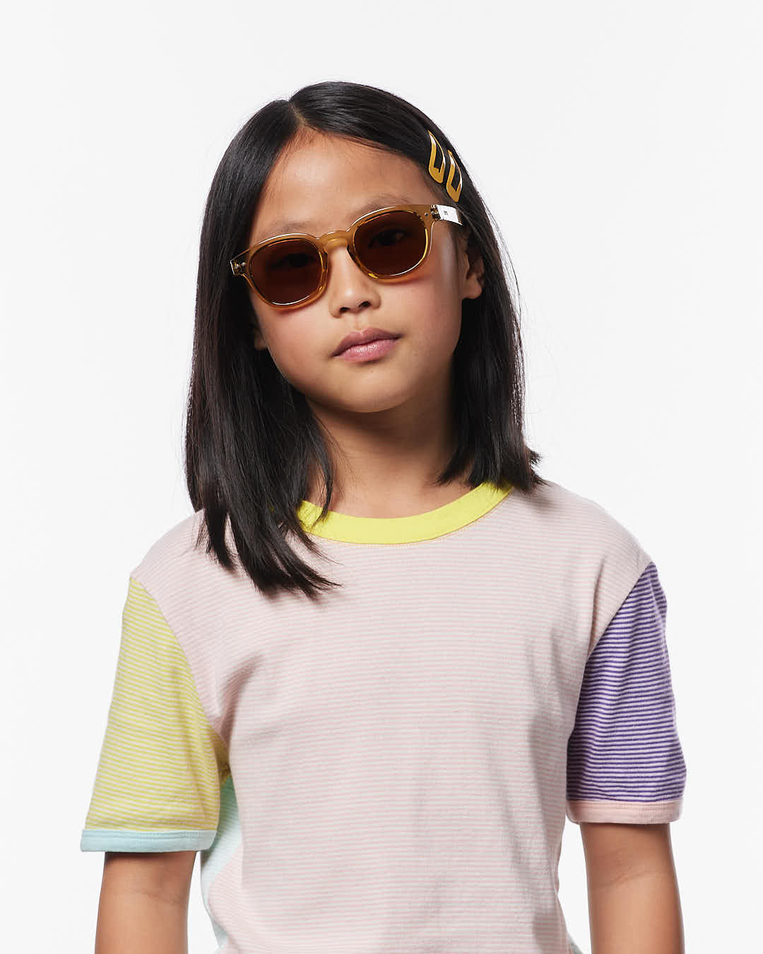 Lunette #c Golden Green Carré Vert à la mode - Izipizi