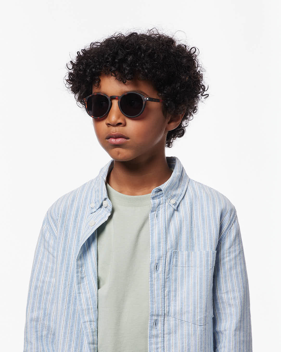 Lunette #d Tortoise Pantos Marron à la mode - Izipizi