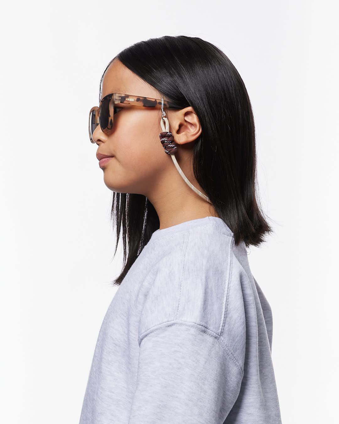 Lunette #road Light Tortoise Trapèze Beige à la mode - Izipizi