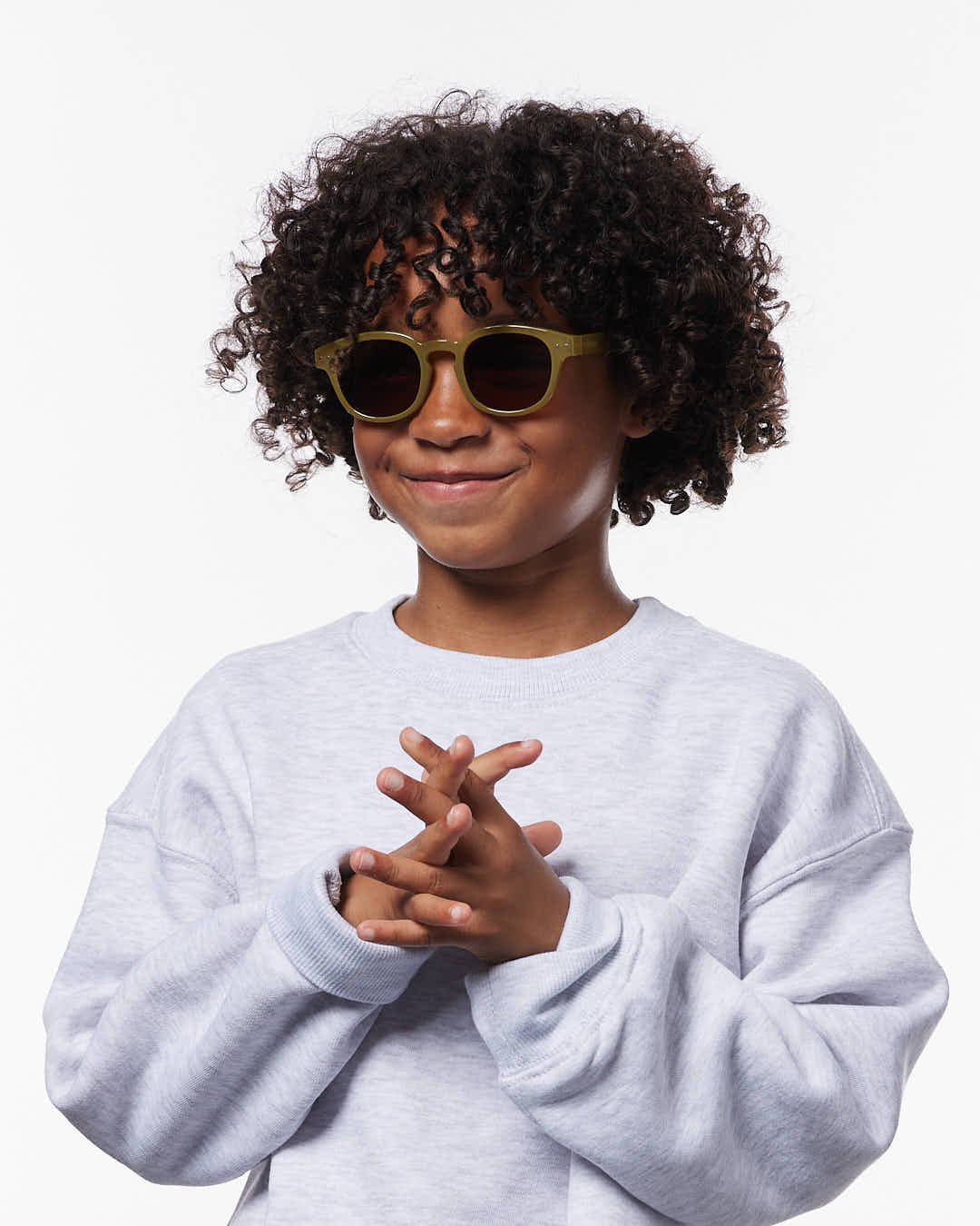 Trendy CHILD 5-7 Y glasses #c Olive Square - Izipizi
