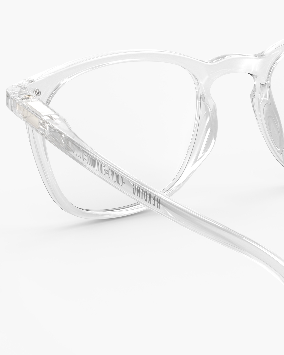 Lunette #E Crystal Trapèze Blanc à la mode - Izipizi