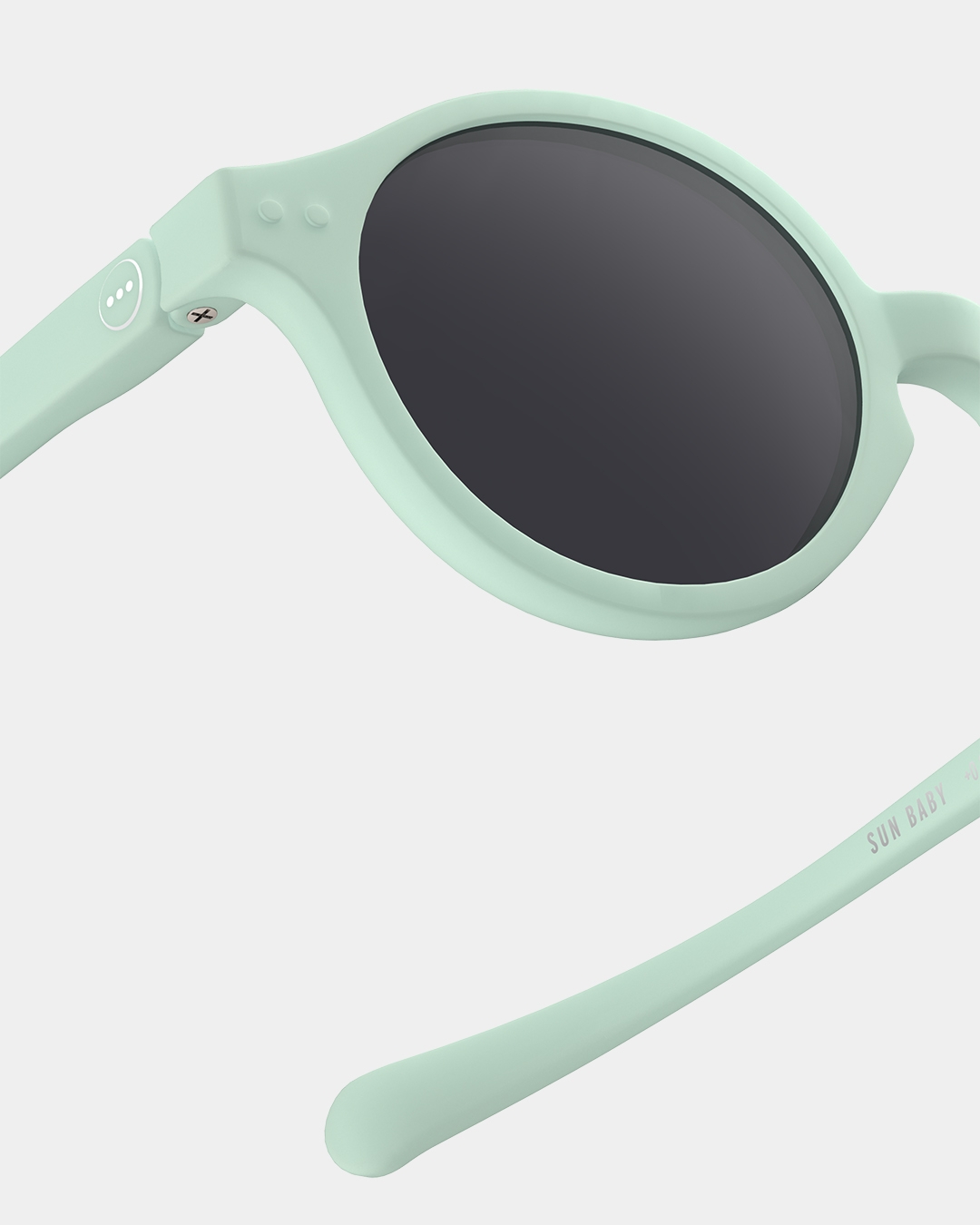 Brille #d Aqua Green Pantos Schwarz - Izipizi