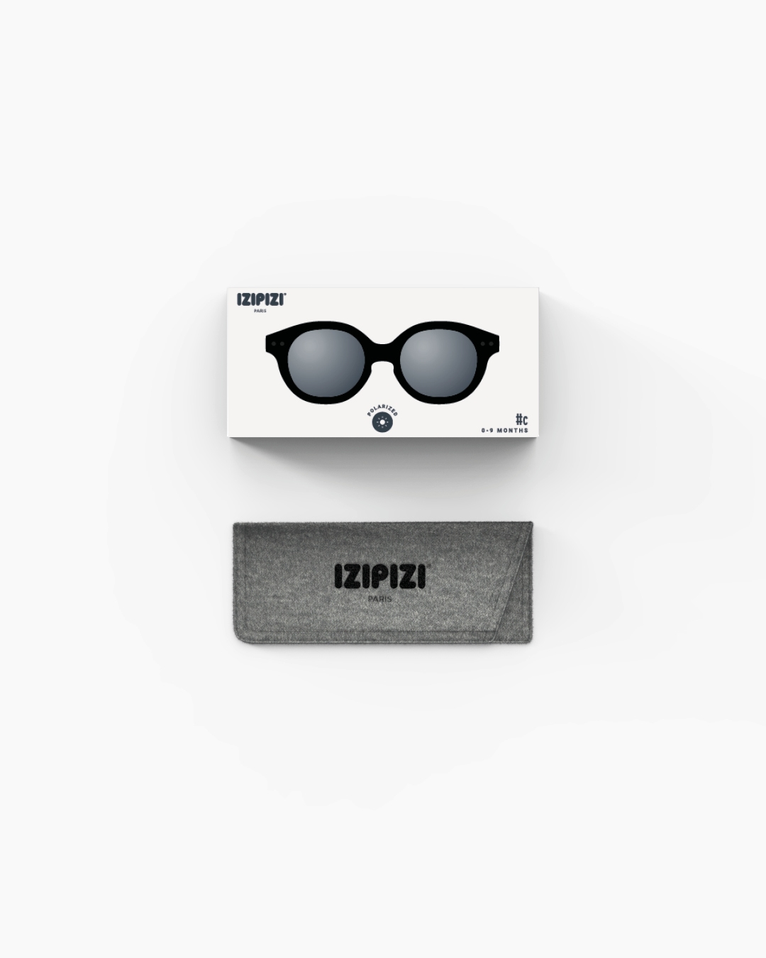 Trendy BABY glasses #c Black Square - Izipizi