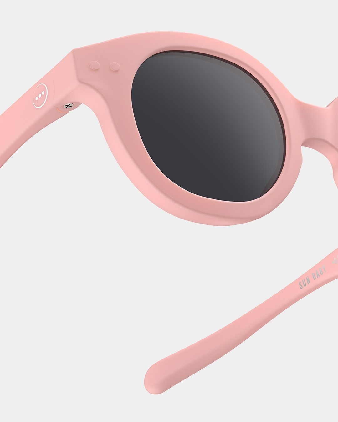 Lunette #c Pastel Pink Carré Noir à la mode - Izipizi