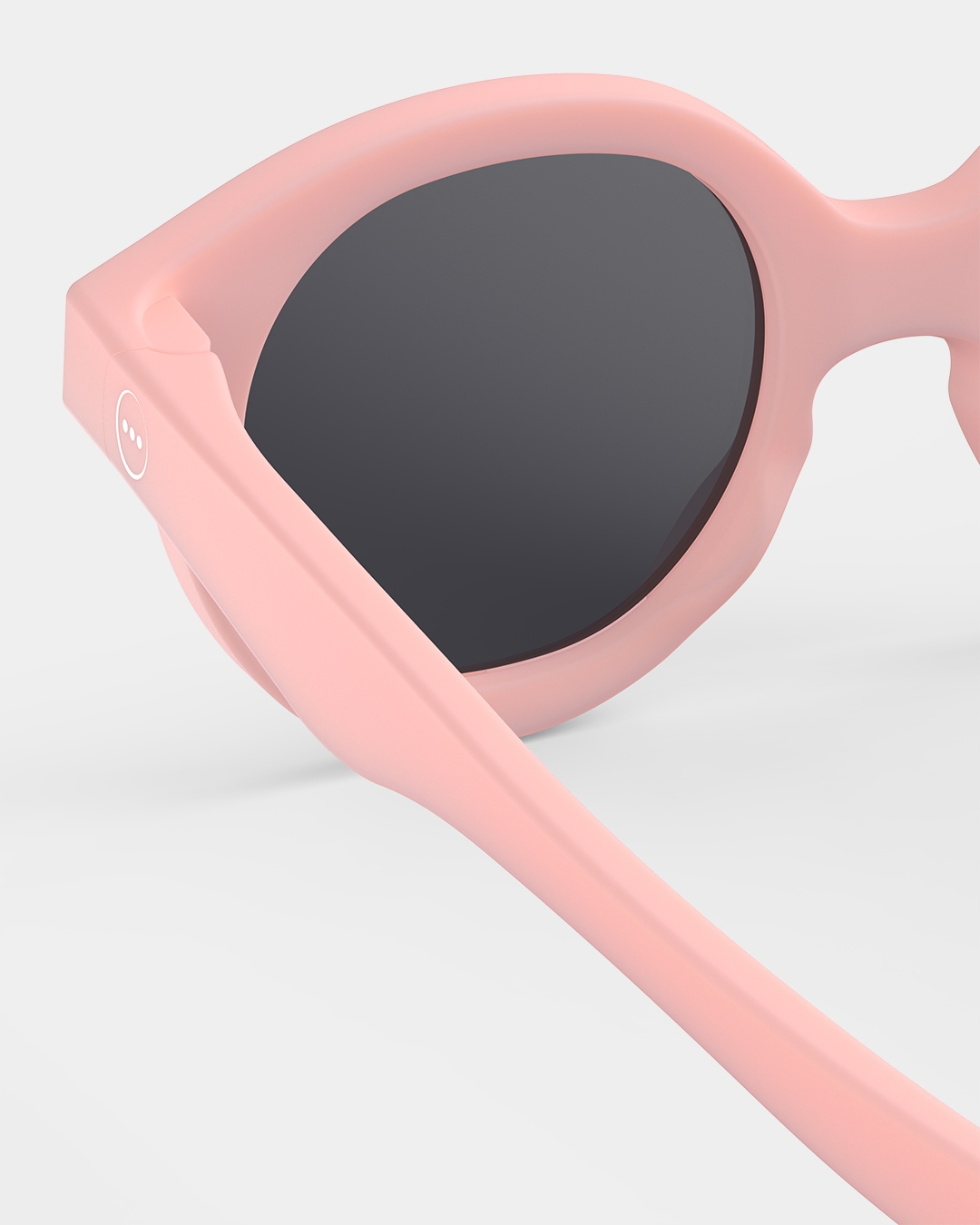 Lunette #c Pastel Pink Carré Noir à la mode - Izipizi