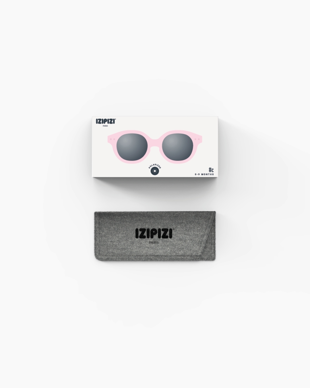 Trendy BABY glasses #c Pastel Pink Cuadrado - Izipizi
