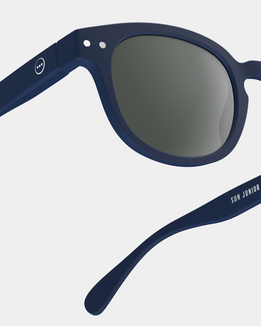 Lunette #c Navy Blue Carré Bleu à la mode - Izipizi