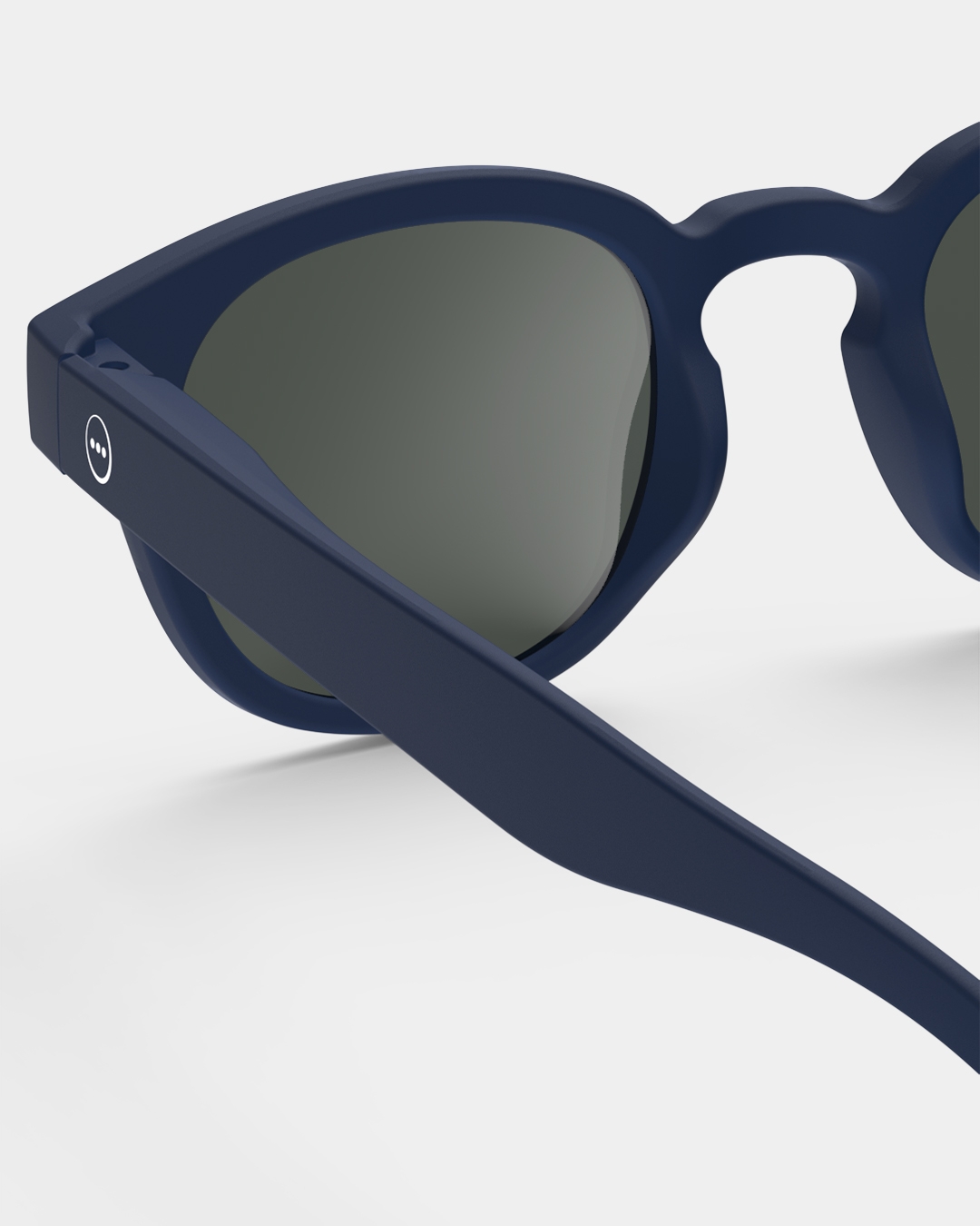 Lunette #c Navy Blue Carré Bleu à la mode - Izipizi