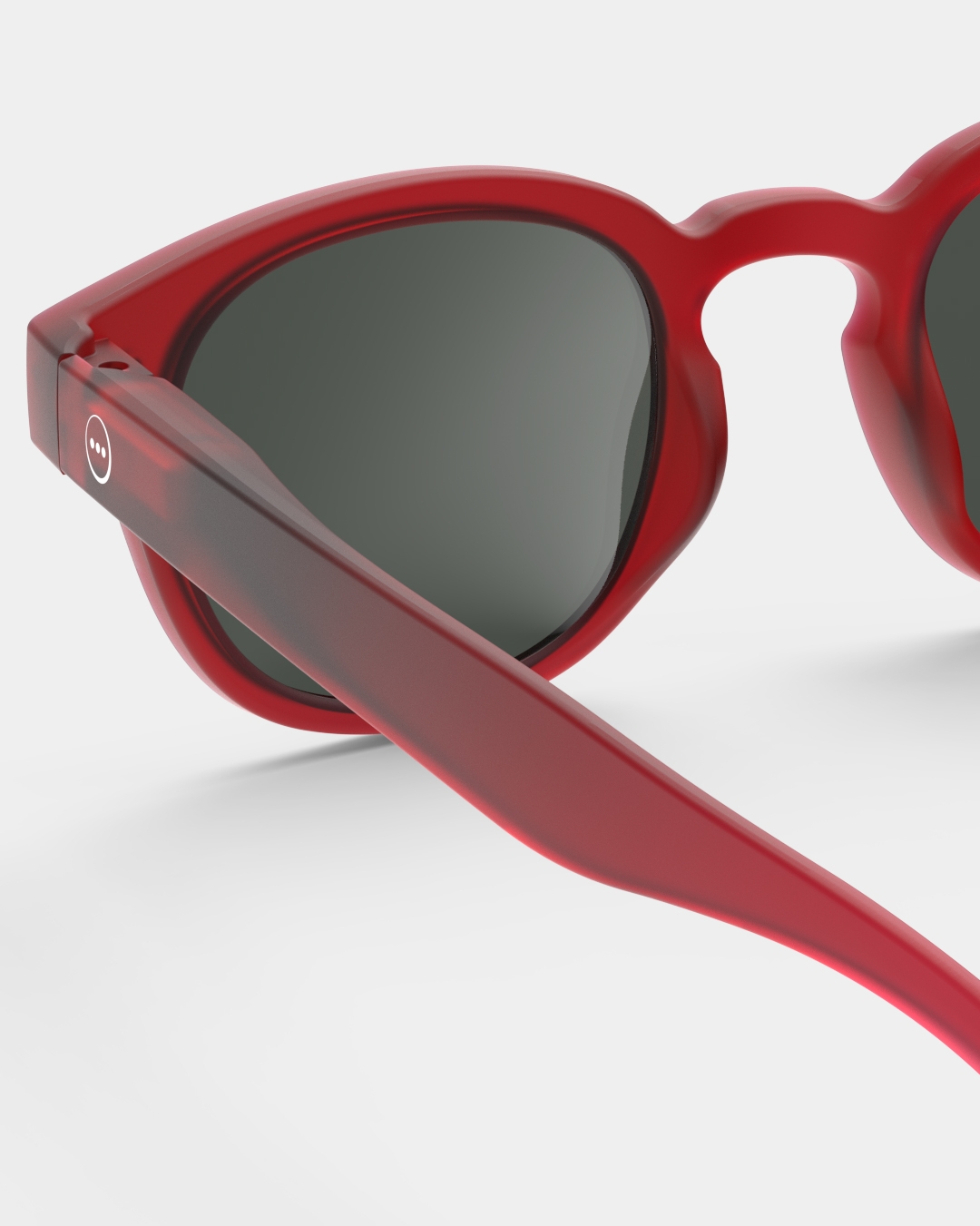 Lunette #c Red Carré Rouge à la mode - Izipizi