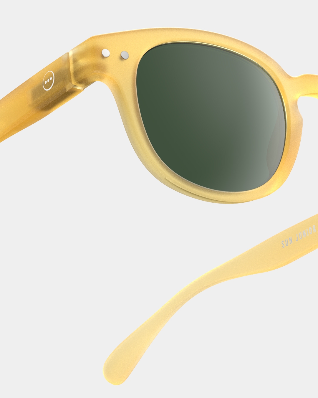 Trendy JUNIOR SUN glasses #c Yellow Honey Square - Izipizi