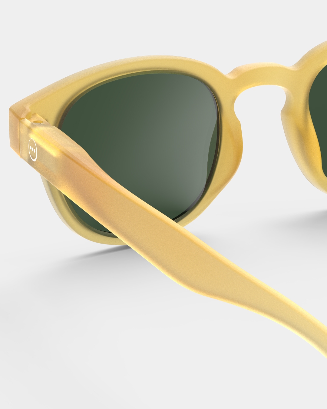 Trendy JUNIOR SUN glasses #c Yellow Honey Square - Izipizi