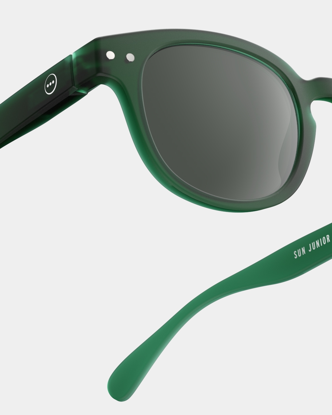 Trendy JUNIOR SUN glasses #c Green Square - Izipizi