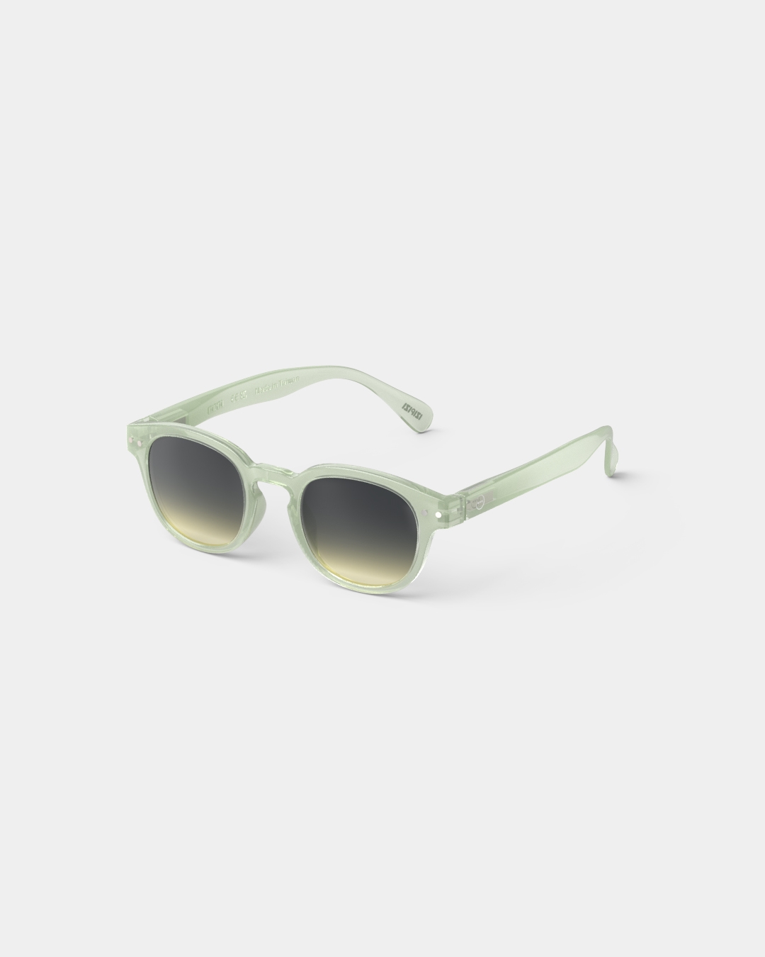 Trendy JUNIOR SUN glasses #c Quiet Green Square - Izipizi