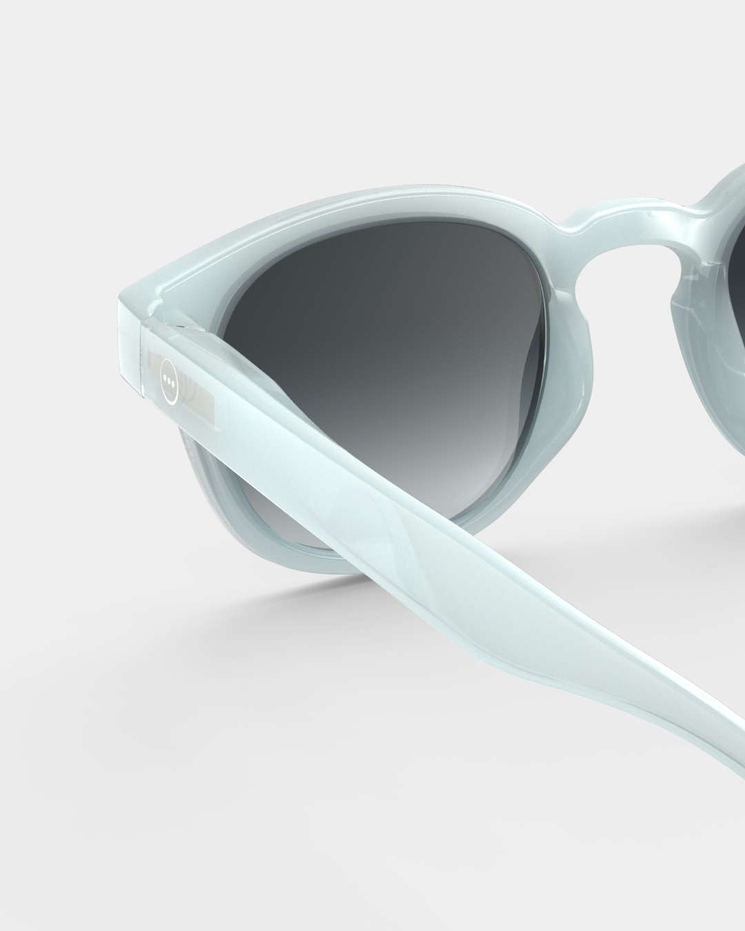Trendy JUNIOR SUN glasses #c Misty Blue Square - Izipizi