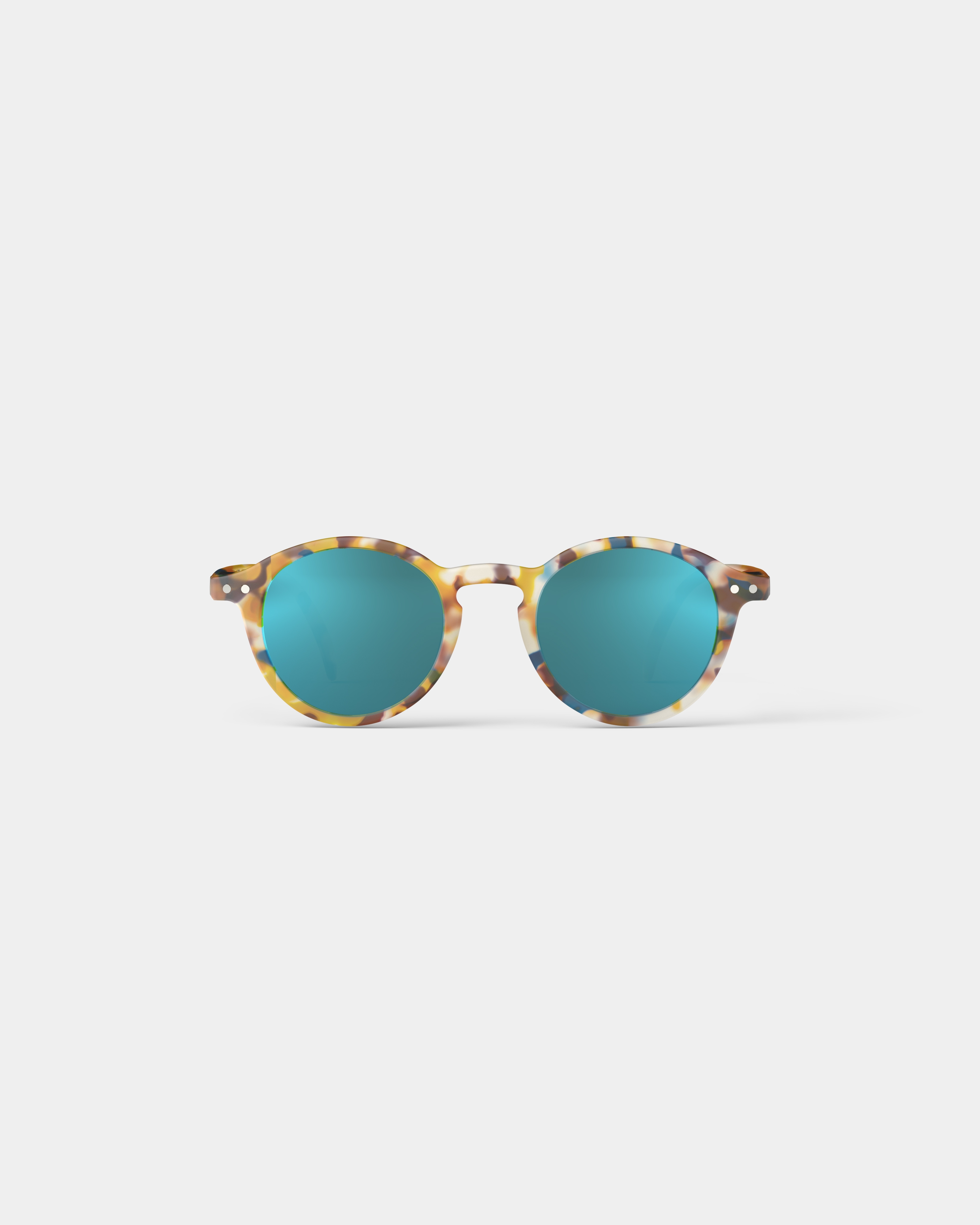 Brille #d Blue Tortoise Mirror Pantos Blau - Izipizi