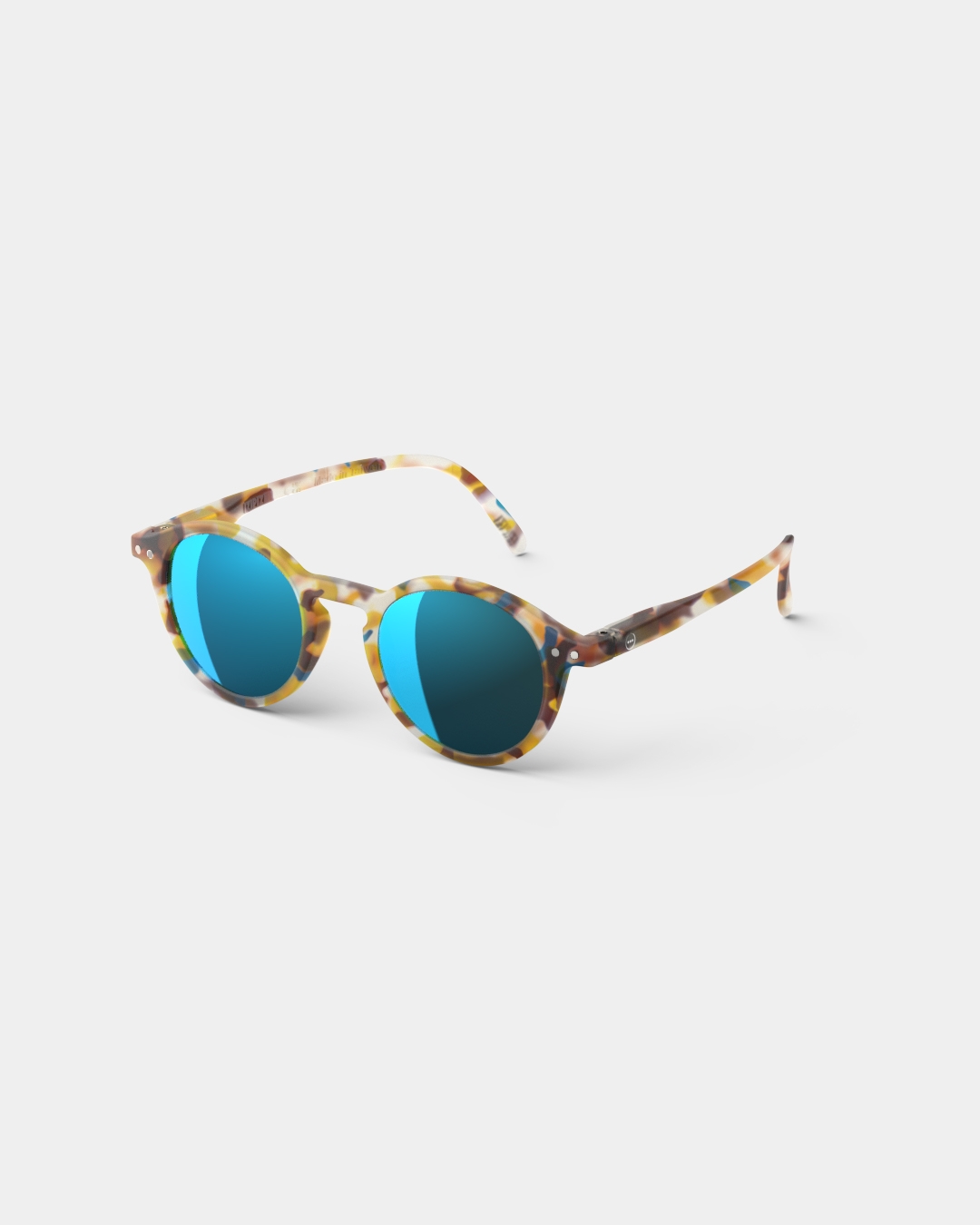 Gafas #d Blue Tortoise Mirror Pantos Azul - Izipizi