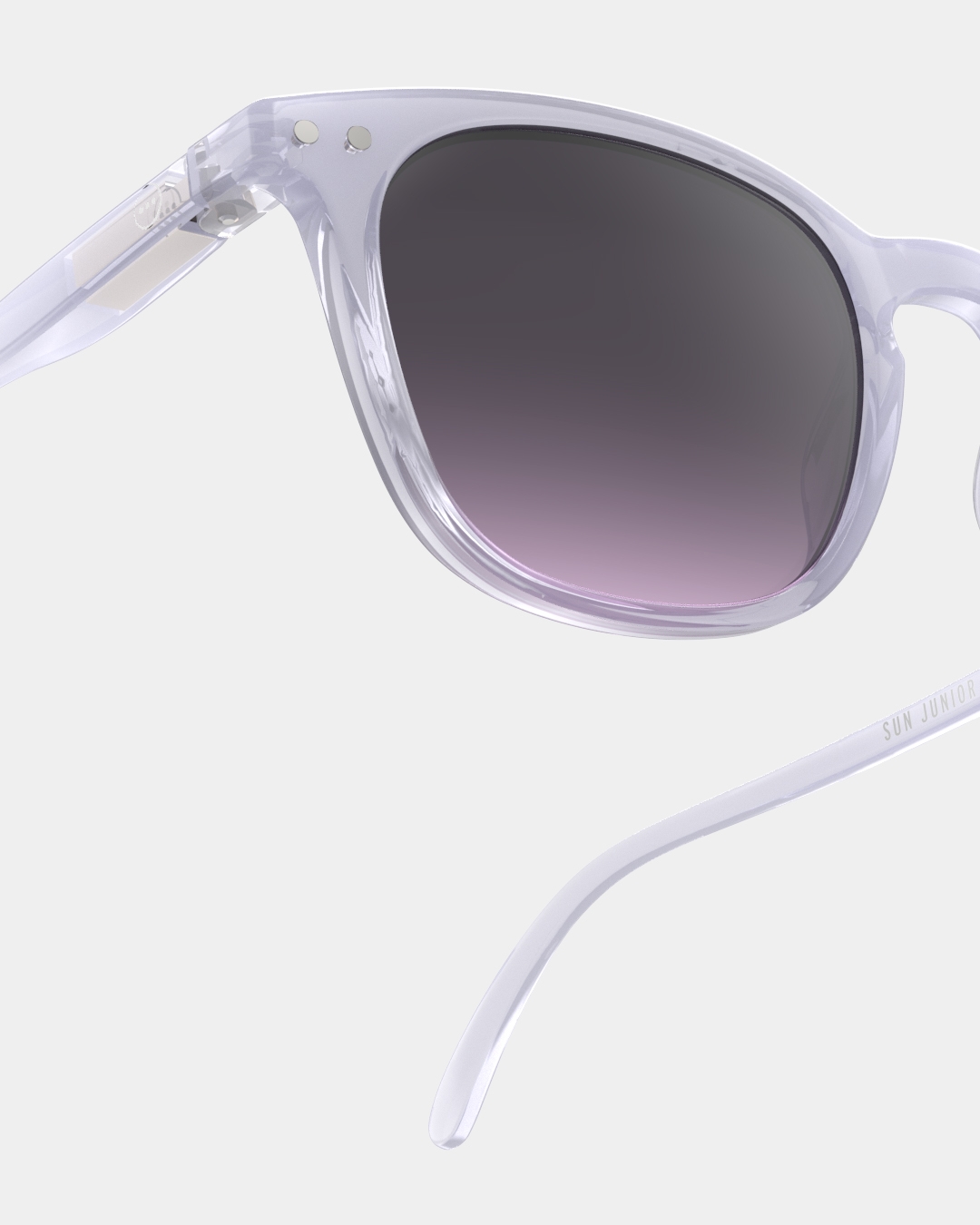 Trendy JUNIOR SUN glasses #e Violet Dawn Trapeze - Izipizi