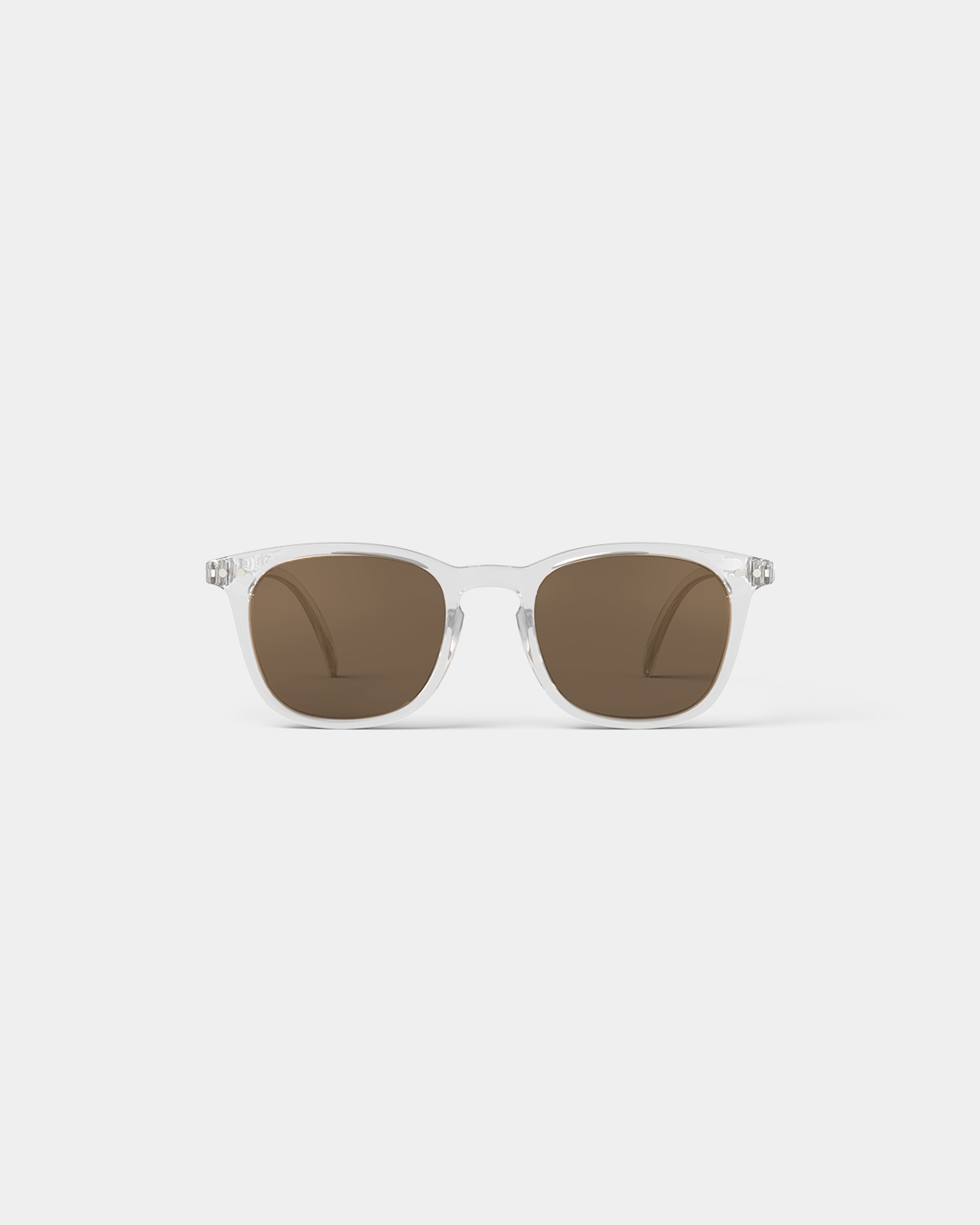 Trendy JUNIOR SUN glasses #e White Crystal Amber Rectangular - Izipizi