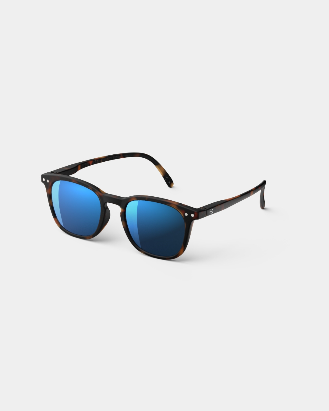 Brille #e Tortoise Mirror Trapezförmige Braun - Izipizi