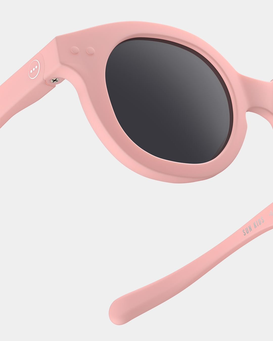 Lunette #c Pastel Pink Carré Noir à la mode - Izipizi