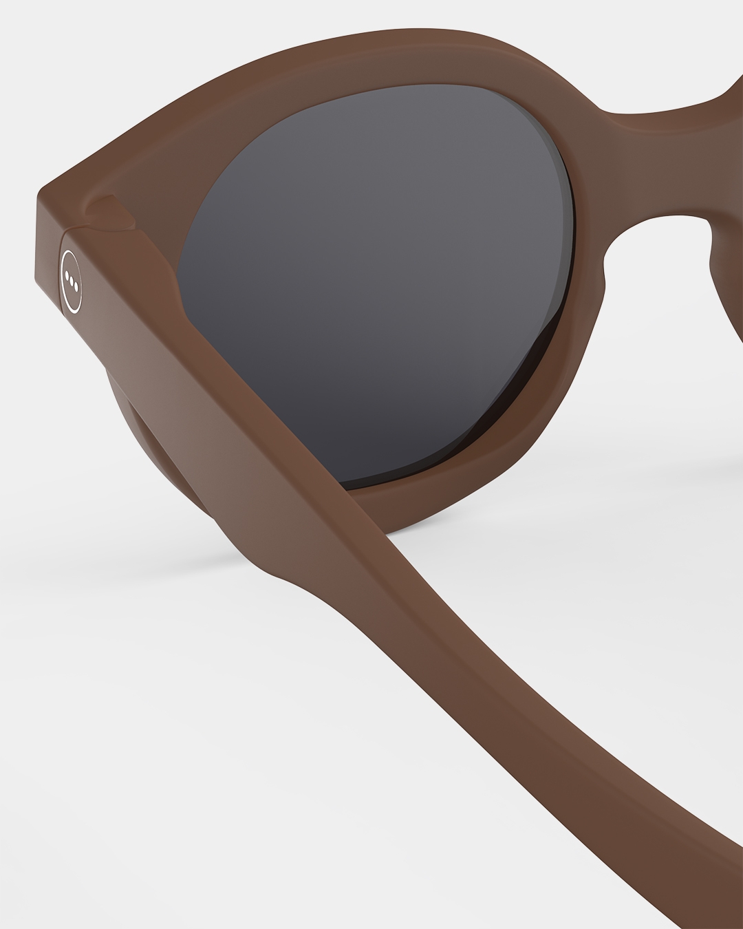 Lunette #c Chocolate Carré Marron à la mode - Izipizi