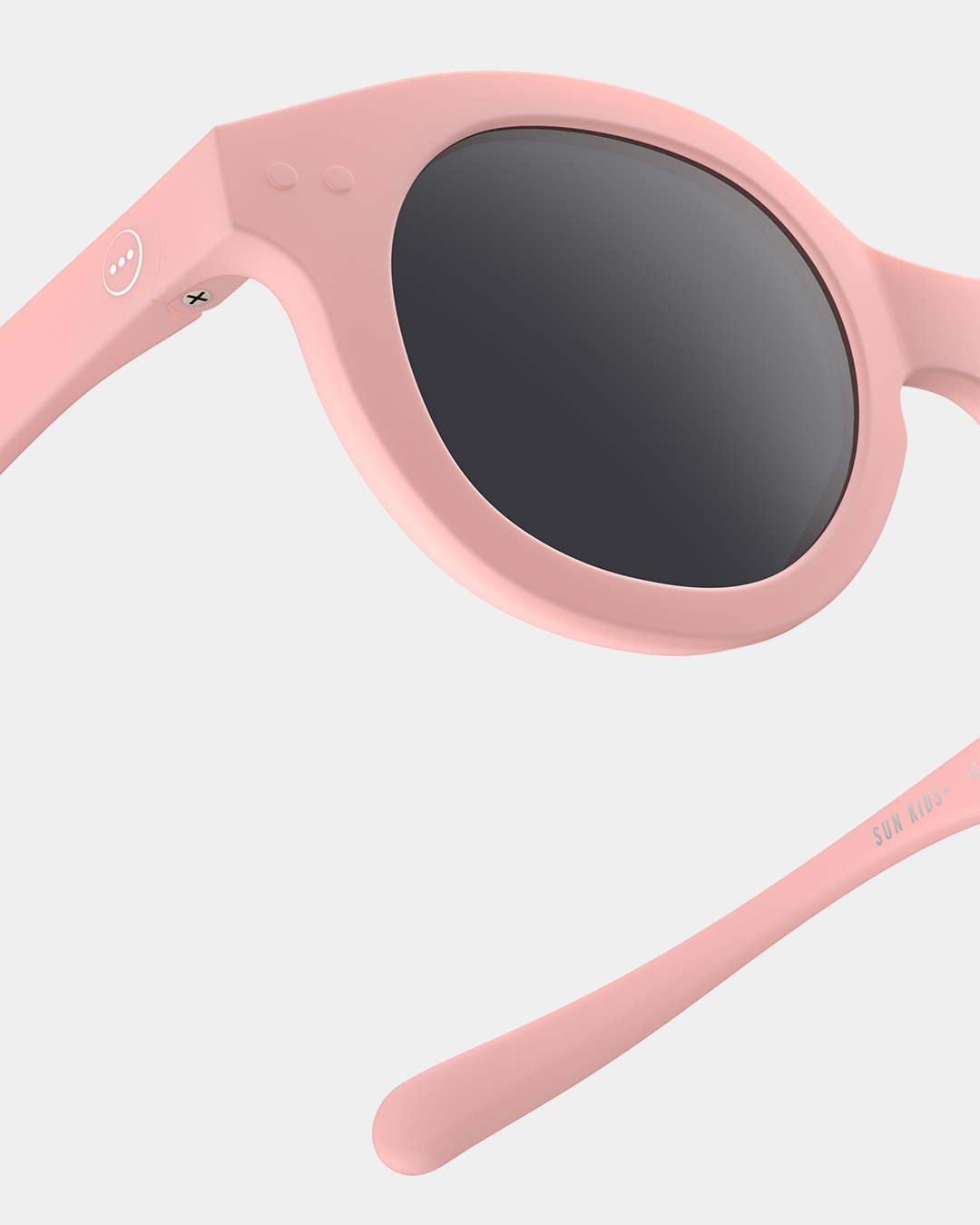 Lunette #c Pastel Pink Carré Noir à la mode - Izipizi