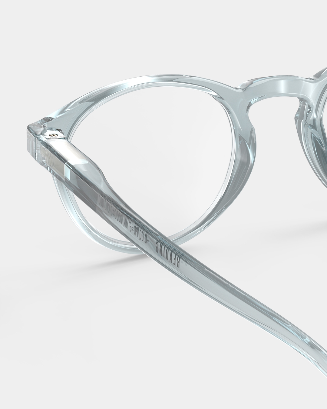 Trendy READING glasses #A Frozen Blue Pantos - Izipizi