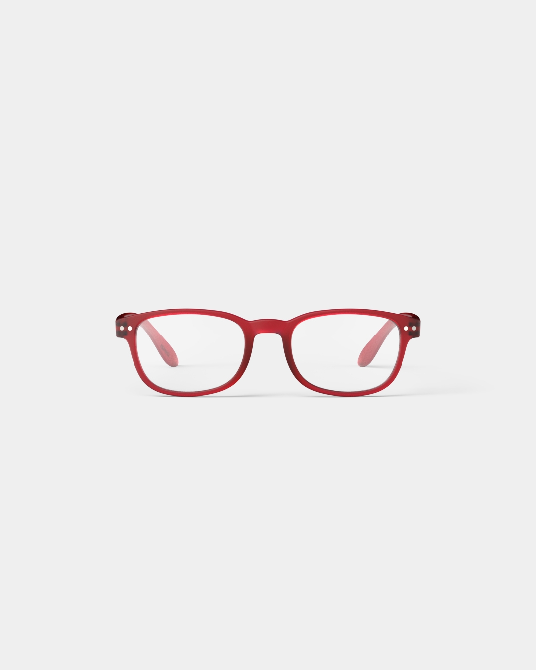 Lunette #B Red Rectangulaire Rouge à la mode - Izipizi