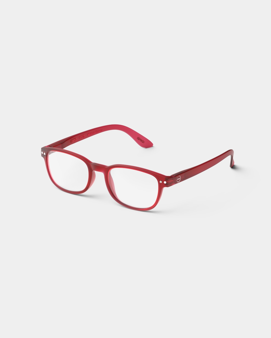 Lunette #B Red Rectangulaire Rouge à la mode - Izipizi