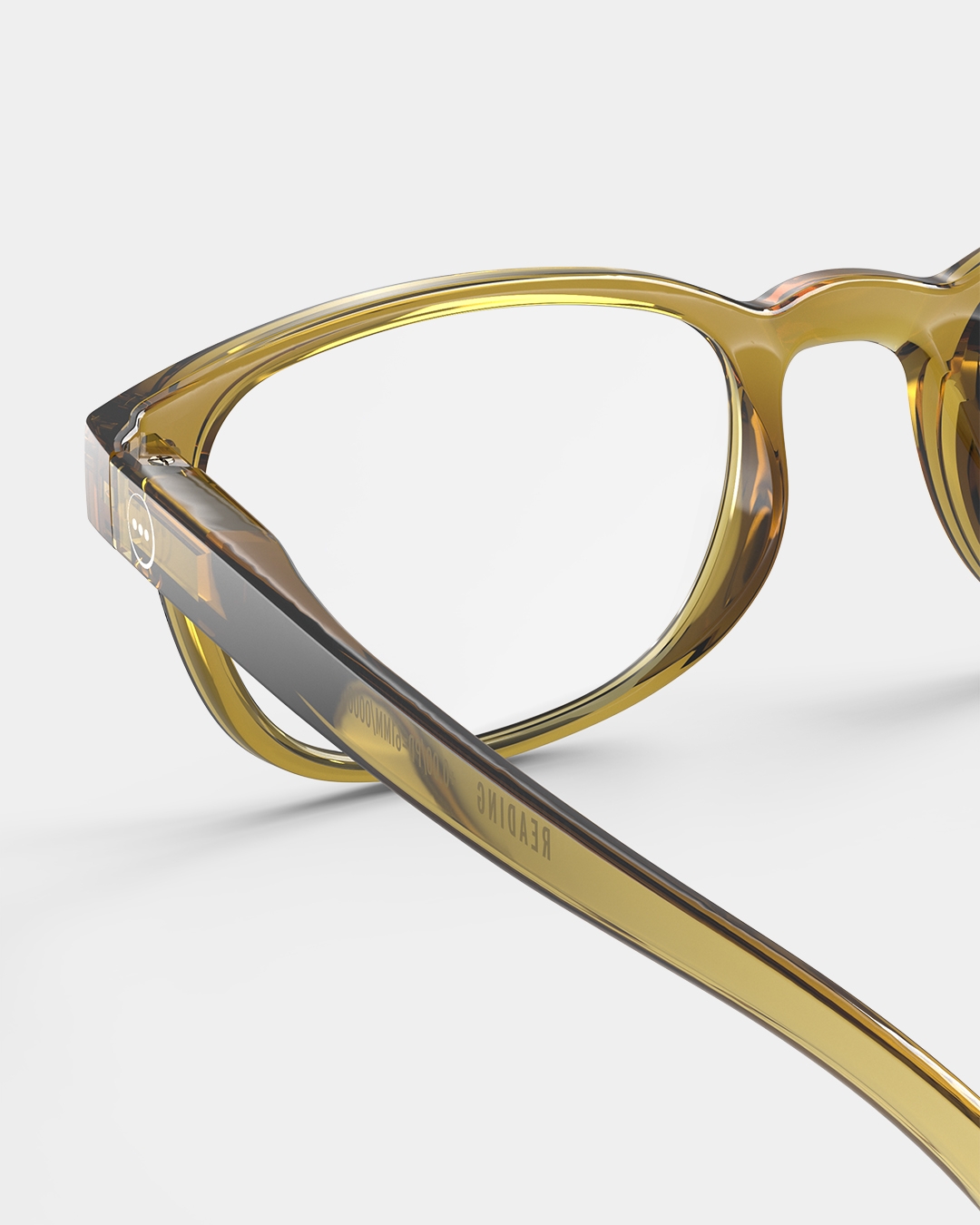 Brille #B Golden Green Rechteckig Grün - Izipizi