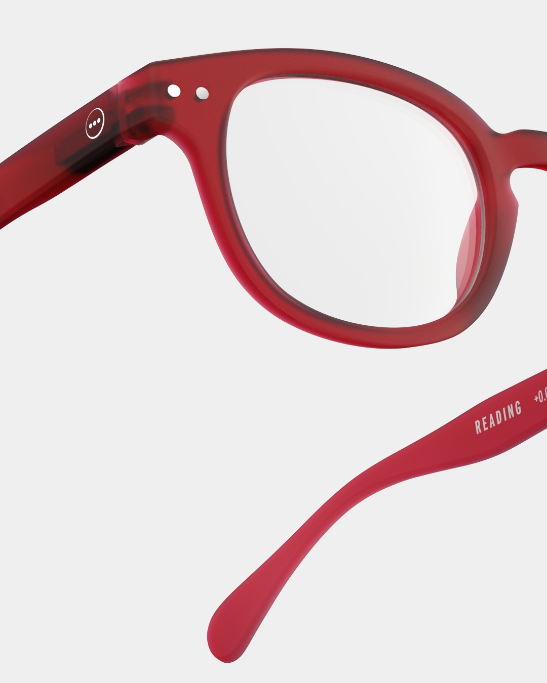 Lunette #C Red Carré Rouge à la mode - Izipizi