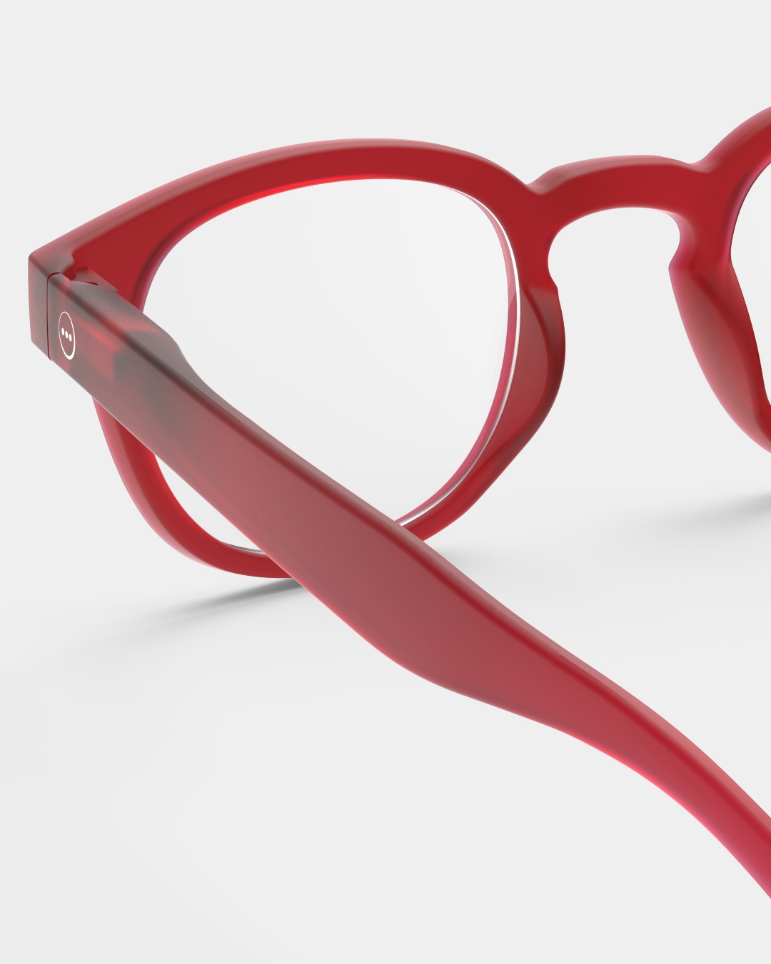 Brille #C Red Quadrat Rot - Izipizi